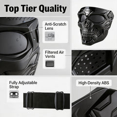 CROSSBODY worn by motorcycle rider reducing wind and sand contact