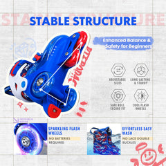 crossmoon buckles and heel strap detail ensuring locked-in stability and safety