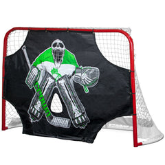 Crown Sporting Goods close-up of skull graphic for fast zone recognition