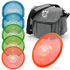 CROWN ME front packaging and bag shown for organized transport and quick access