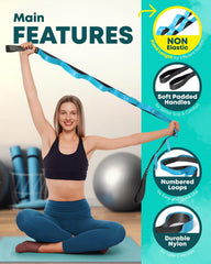 CTRL Sports full-length strap laid flat showing multiple loops and sturdy nylon
