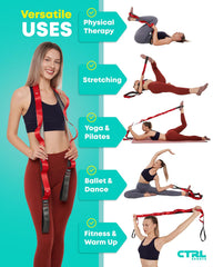 CTRL Sports strap full length laid out showing non-elastic material and sizing