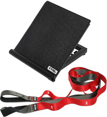 CTRL Sports strap front view showing entire band and handles for portable stretching