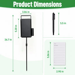 CTYYPYUYU marker inserted in turf demonstrating easy visibility and stability