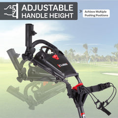 CUBE cart folded compact in trunk highlighting portable storage benefit
