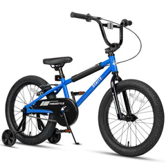 cubsala 18-inch front profile showing sky blue BMX styling and playful look
