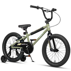 cubsala front angle army green bike showing stable frame and confident styling