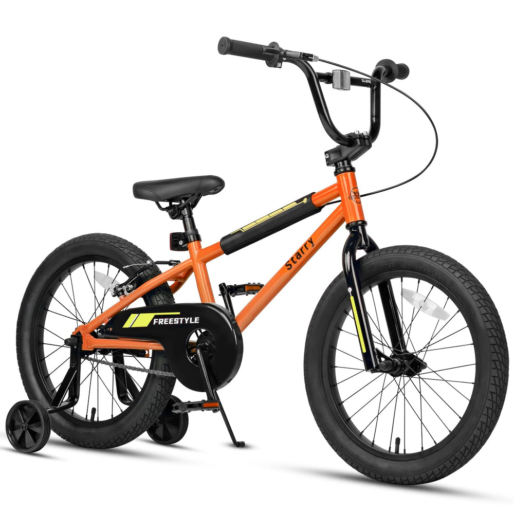 cubsala front angle view showing orange bike and sturdy frame benefit