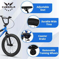 cubsala training wheels and rear V-brake visible for safe beginner control