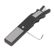 Culnflun front view of compact emery sharpening stone, durable and portable