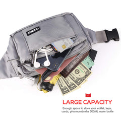 CXWMZY back pocket with rain cover protecting valuables in wet weather