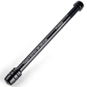CXWXC front view of 12mm thru axle adapter showing profile and secure fit benefit