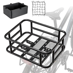 CXWXC front view of rear basket showing roomy capacity and secure design