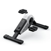 CYCPLUS front view showing compact frame and pedals for space-saving workouts
