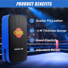 Cyfie kick pad in use outdoors highlighting portable training capability