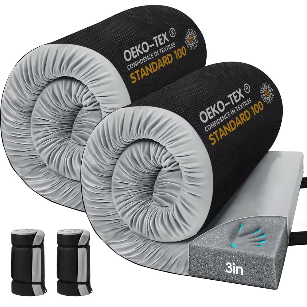 CYMULA front view of mattress pad showing surface comfort and support
