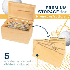 CYPRESS SUNRISE open box displaying scorecards for easy viewing