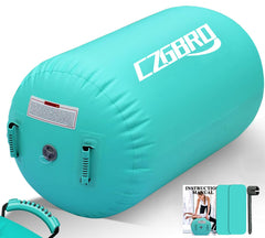 CZGBRO front view of green barrel showing stable training surface and balance support