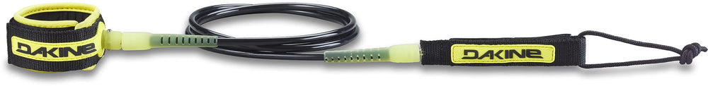 Dakine Procomp leash front view showing length and secure cuff for comfortable grip
