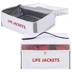 Dansydaisy front view showing two storage bags and easy organization benefit