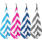 DARCHEN towel folded front view showing compact packing and travel convenience