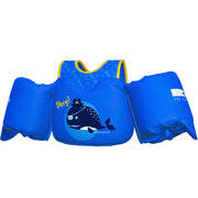 Dark Lightning Pirate Whale front view showing bright print and secure fit benefit