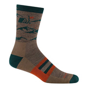 Darn Tough front view showing sock design and color, durable everyday comfort