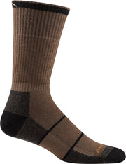 Darn Tough front view showing sock profile and boot height for reliable protection