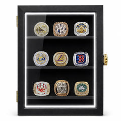 DEALZOOM front view showing nine rings and RGB lighting benefit display clarity