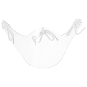 DECHOUS front view clear neck guard showing protective coverage and visibility