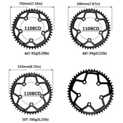 DECKAS chainring mounted on a mountain bike drivetrain demonstrating secure chain performance