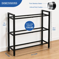 DECORDEEP side profile showing compact vertical design and easy placement in small spaces