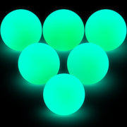 Deekin front packaging showing six green glow balls and set contents for night play