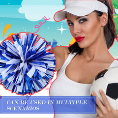 Deekin pom poms in use on sideline, energizing crowd engagement