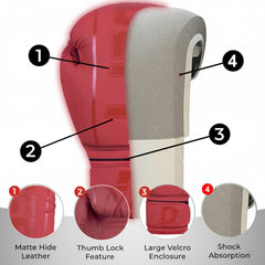 DEFY gloves held by hand for size comparison, illustrating fit and wrist support