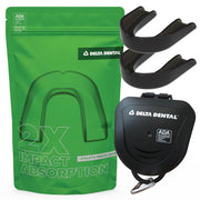 Delta Dental front packaging showing black mouth guard and ADA acceptance benefit