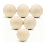DGYHYLLO front view pack showcasing six wooden hockey balls and storage bag for training convenience