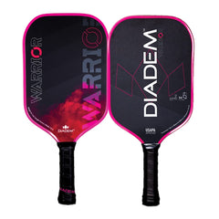 Diadem Sports paddle in player’s hand during volley demonstrating maneuverability