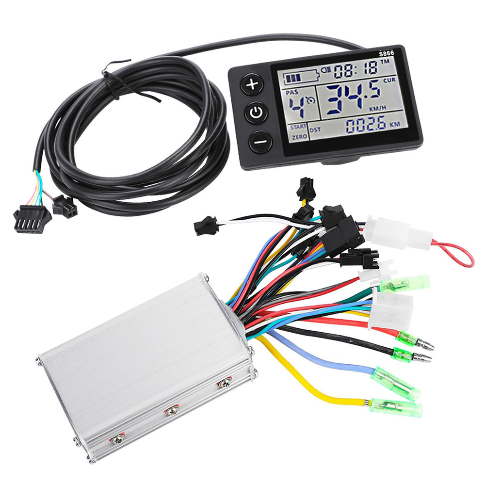 Dioche LCD display front panel showing clear ride data and reliable visibility