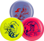 Discraft Big Z three pack front view showing all three discs for versatile play