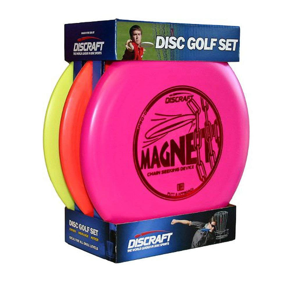 Discraft starter pack front view showing all three discs for easy beginner play