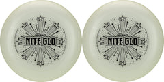 Discraft Ultra-Star front view showing official logo and glow finish for consistent play