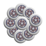 Discraft Ultra-Star top view showing disc profile and consistent flight for play