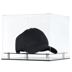 DisplayGifts front view showing clear acrylic case and cap, highlighting brand display benefit