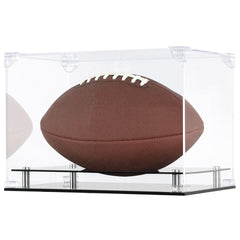 DisplayGifts front view showing clear acrylic and UV protection benefit