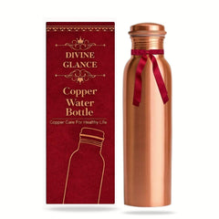 Divine Glance plain copper front view showing elegant shape and durable finish for everyday hydration