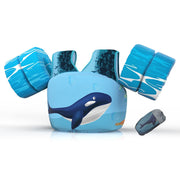 DOOHALO front view float vest showing secure fit and visibility