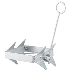 DorBuphan anchor set into sand demonstrating strong seabed penetration