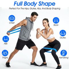 Douaowoc band in use during glute walks showing improved activation and form
