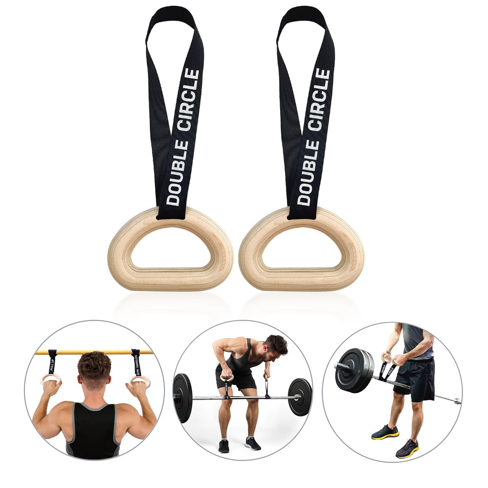 Double Circle front view of handles showing durable grips and quick-attach design for versatile workouts